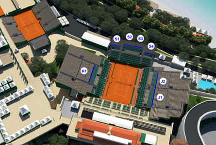 Place super categorie Monte-Carlo Tennis Rolex Masters